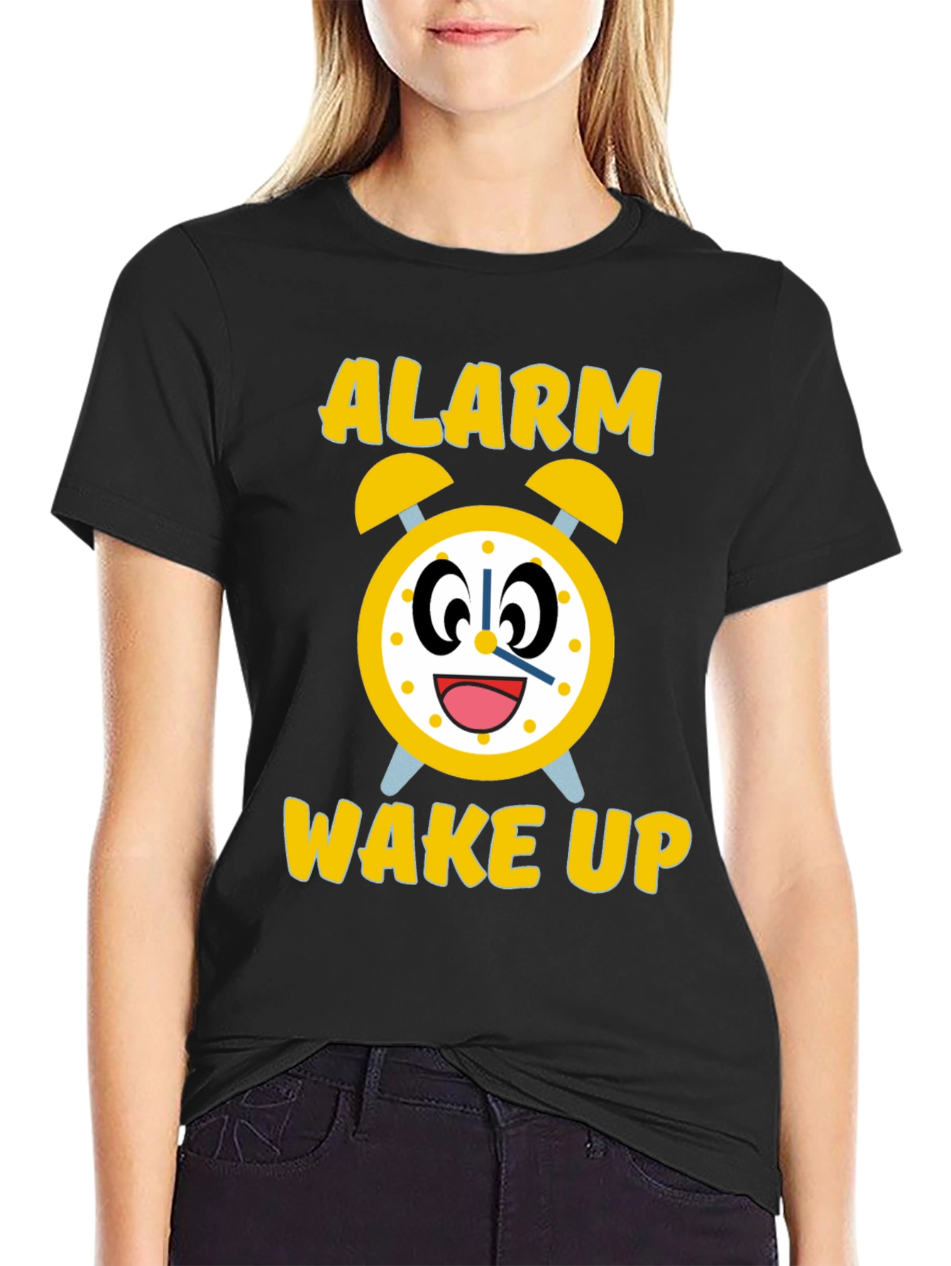 Alarm Wake Up Novelty Graphic Tee