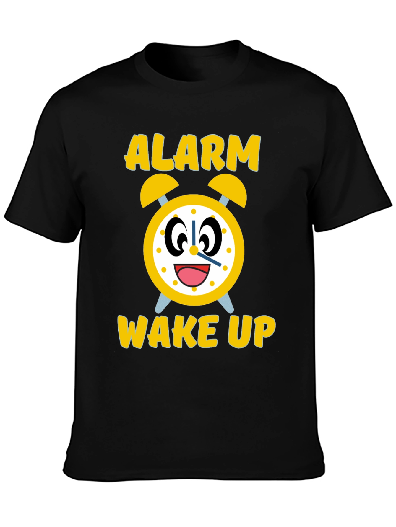 Alarm Wake Up Novelty Graphic Tee
