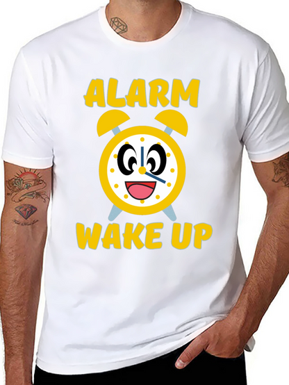 Alarm Wake Up Novelty Graphic Tee