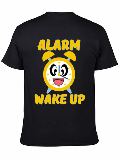 Alarm Wake Up Novelty Graphic Tee