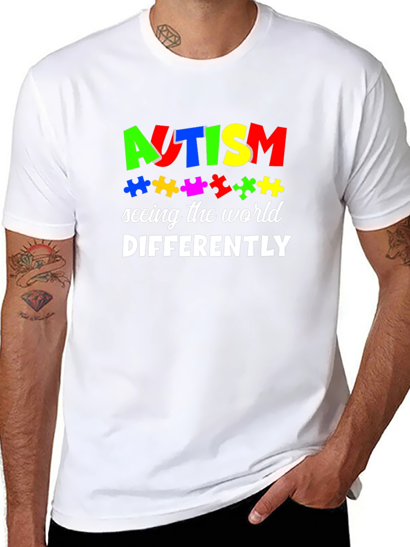 Autism Awareness Puzzle Piece T-Shirt