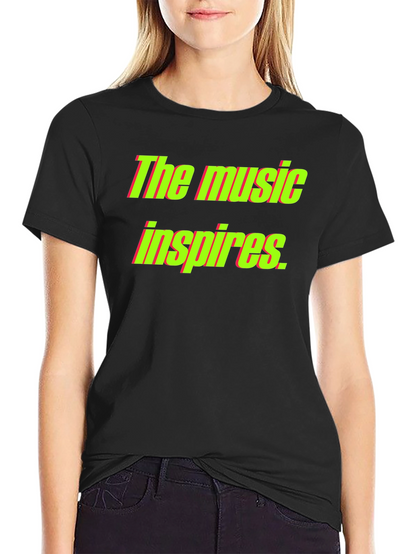 The Music Inspires Graphic T-Shirt