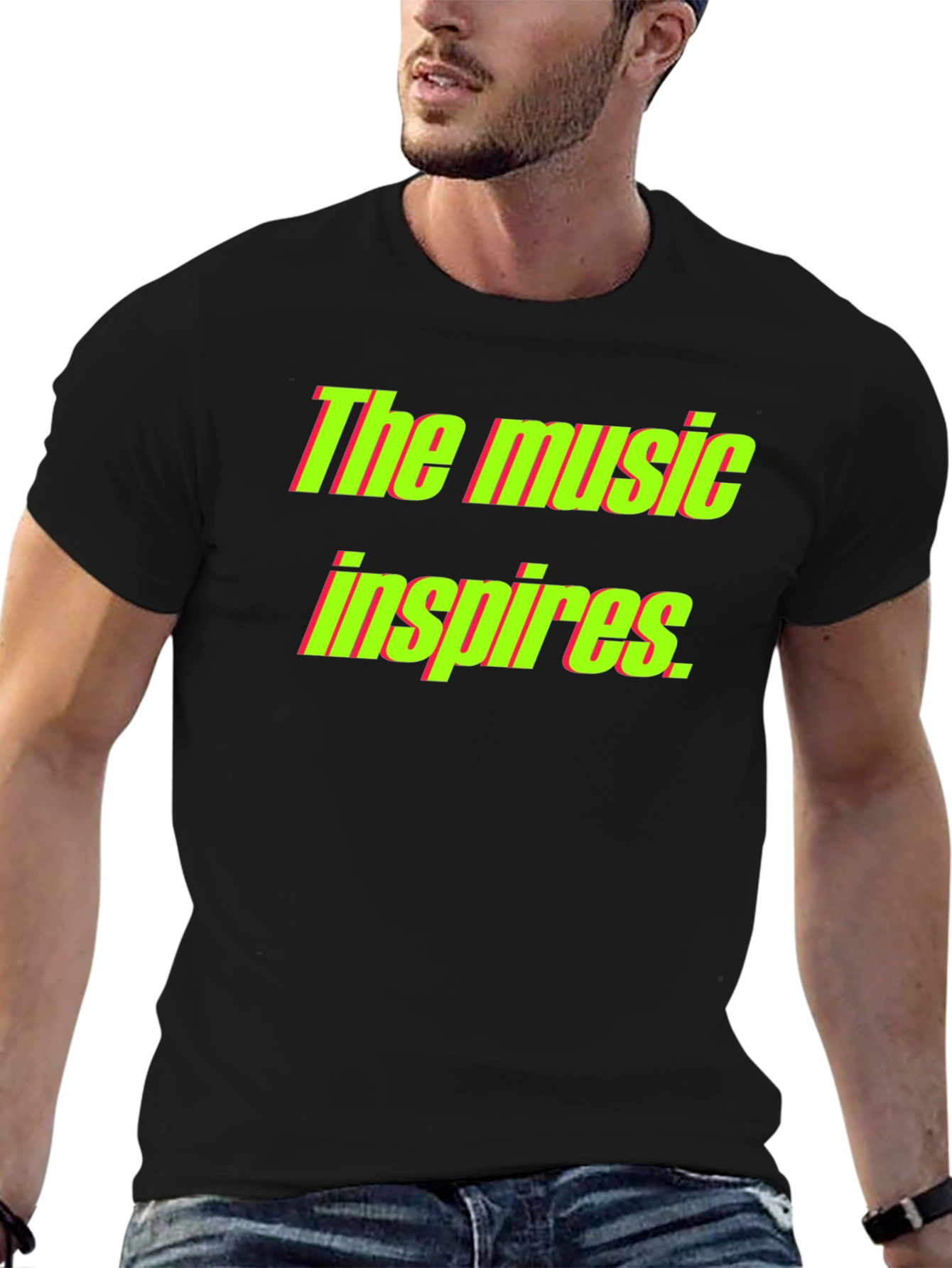 The Music Inspires Graphic T-Shirt