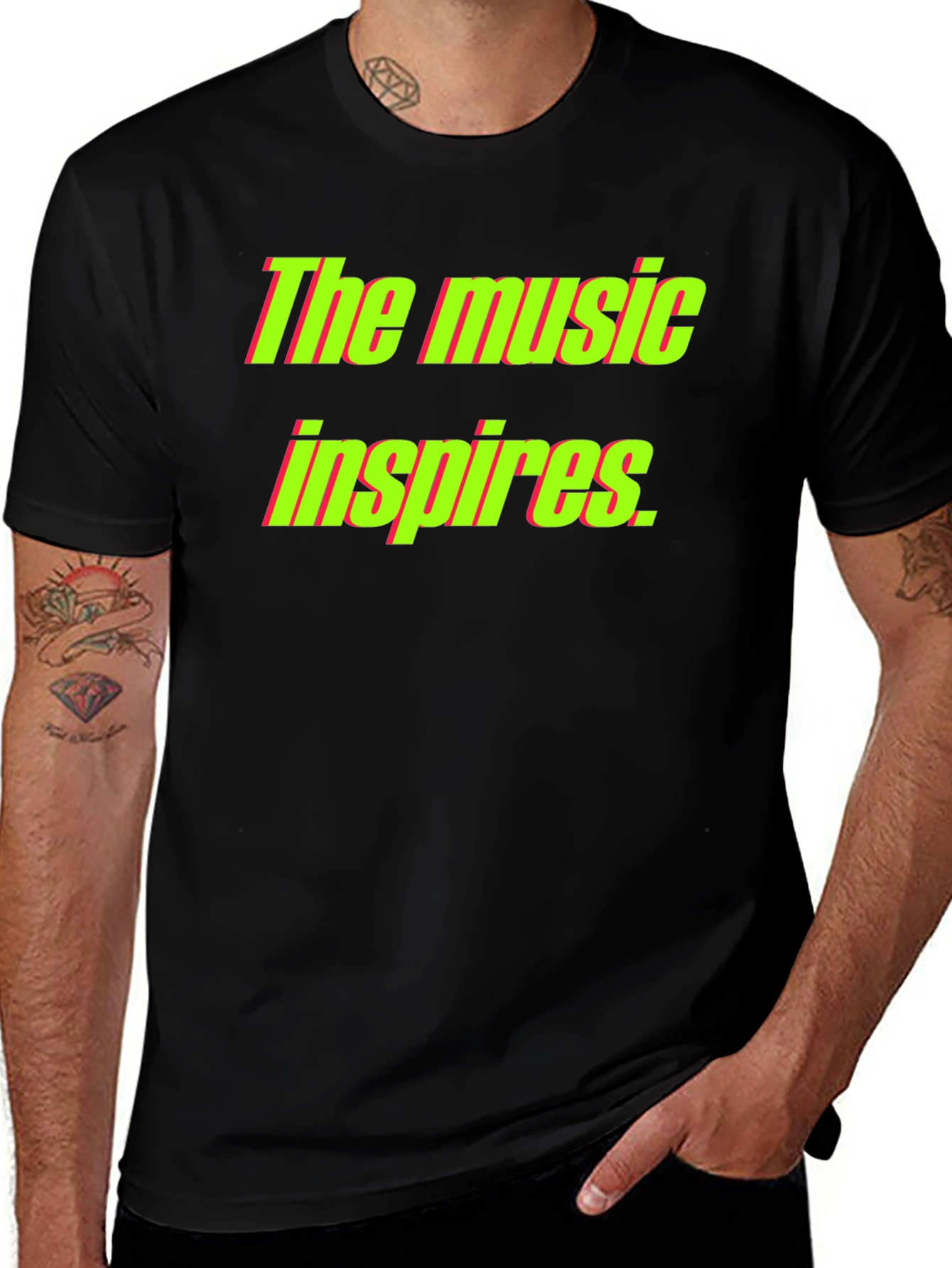 The Music Inspires Graphic T-Shirt