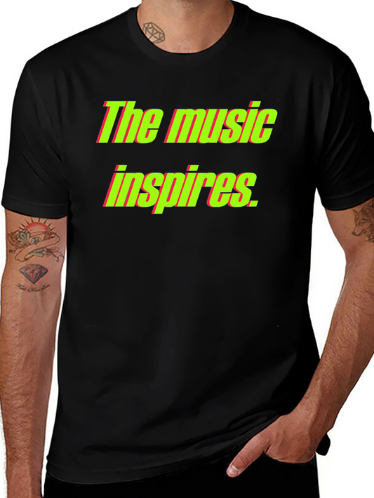 The Music Inspires Graphic T-Shirt