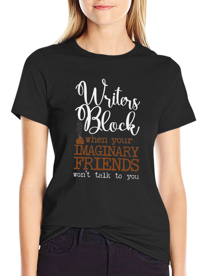 Writers Block Graphic Tee - Funny T-Shirt