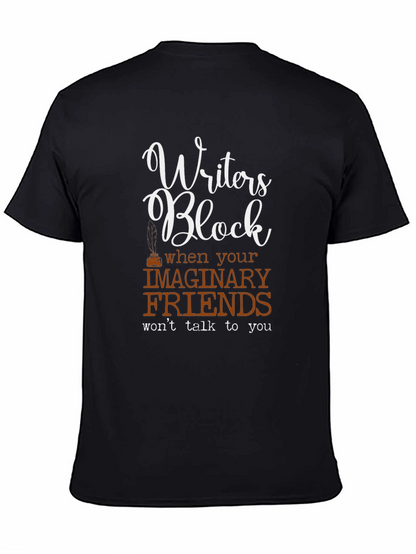 Writers Block Graphic Tee - Funny T-Shirt