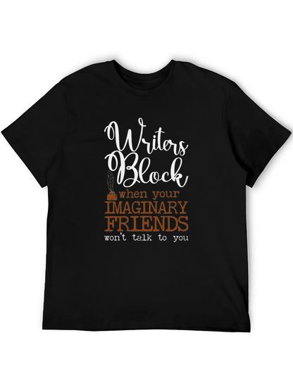 Writers Block Graphic Tee - Funny T-Shirt