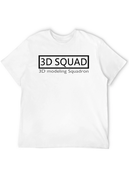 3D Squad Graphic T-Shirt - Modeling Squadron Crew Tee