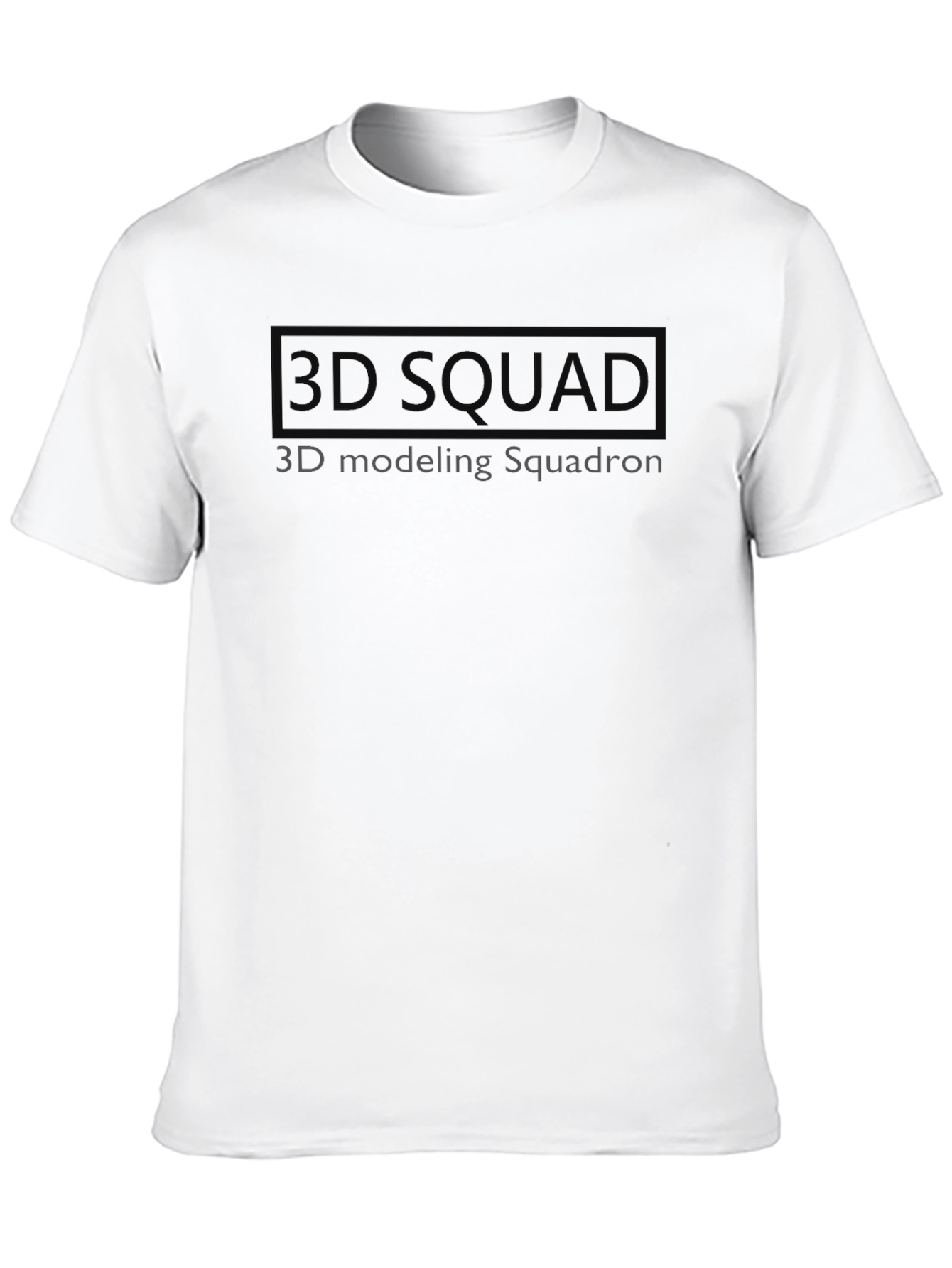 3D Squad Graphic T-Shirt - Modeling Squadron Crew Tee