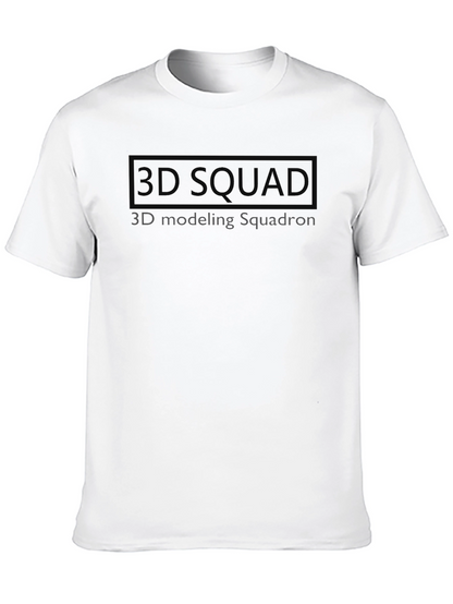 3D Squad Graphic T-Shirt - Modeling Squadron Crew Tee