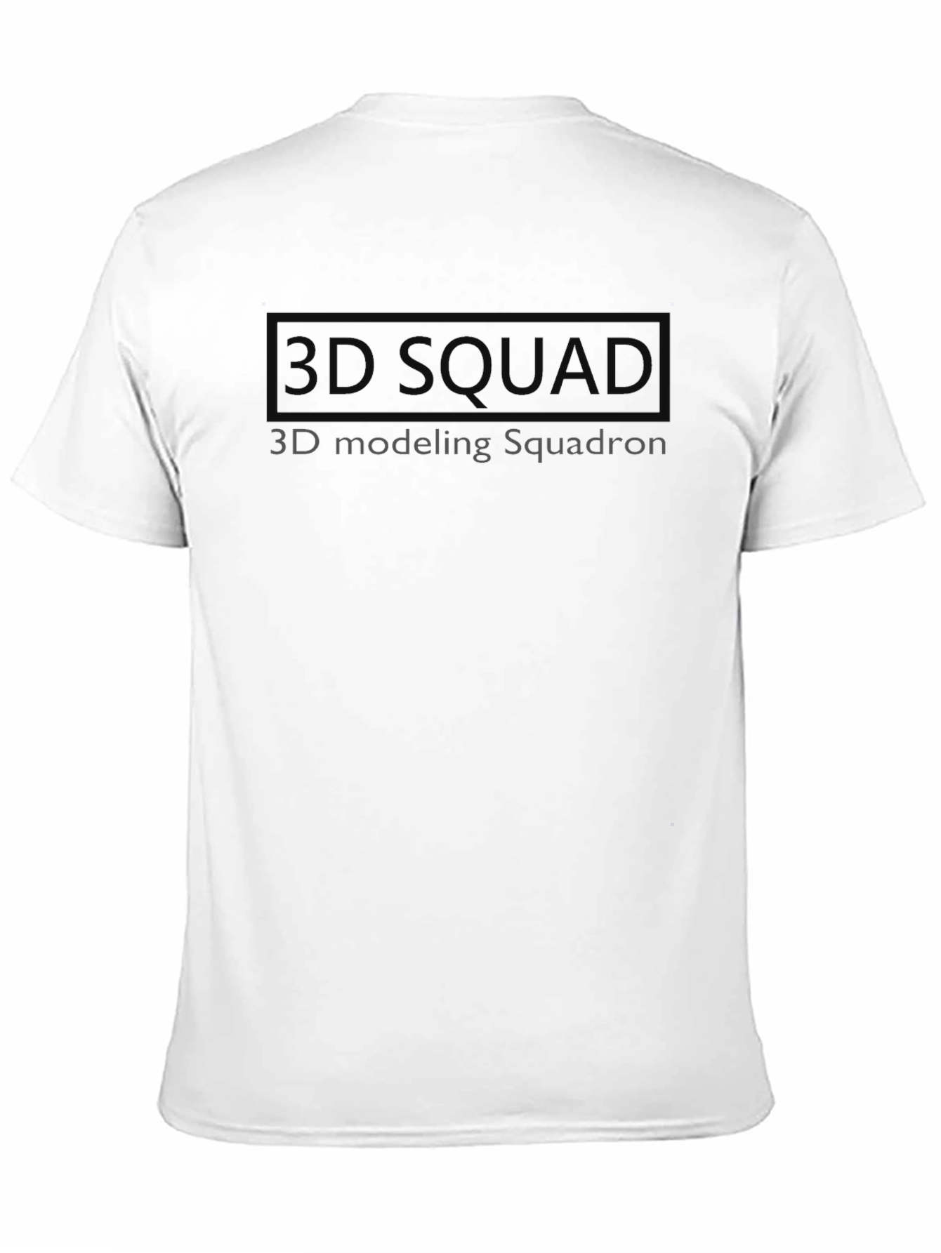 3D Squad Graphic T-Shirt - Modeling Squadron Crew Tee