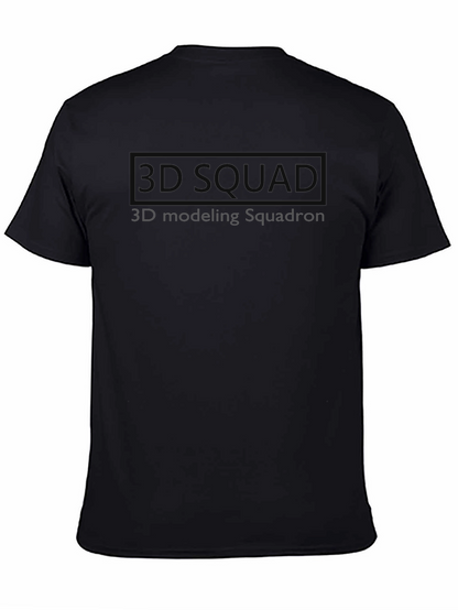 3D Squad Graphic T-Shirt - Modeling Squadron Crew Tee