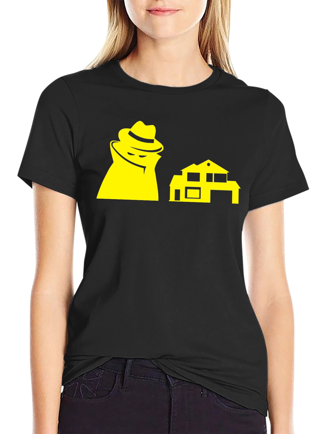 Neighborhood Watch T-Shirt - Black Cotton Tee