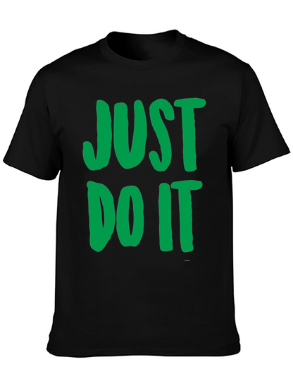 Just Do It Graphic Tee - Black T-Shirt
