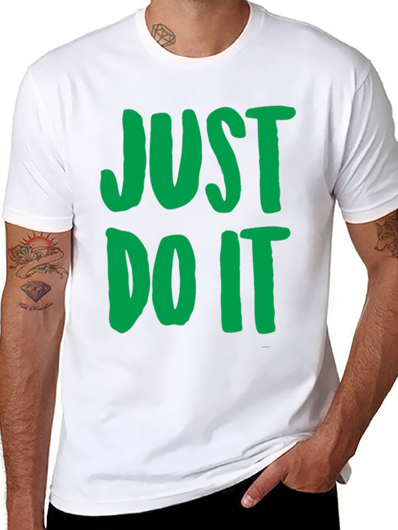 Just Do It Graphic Tee - Black T-Shirt