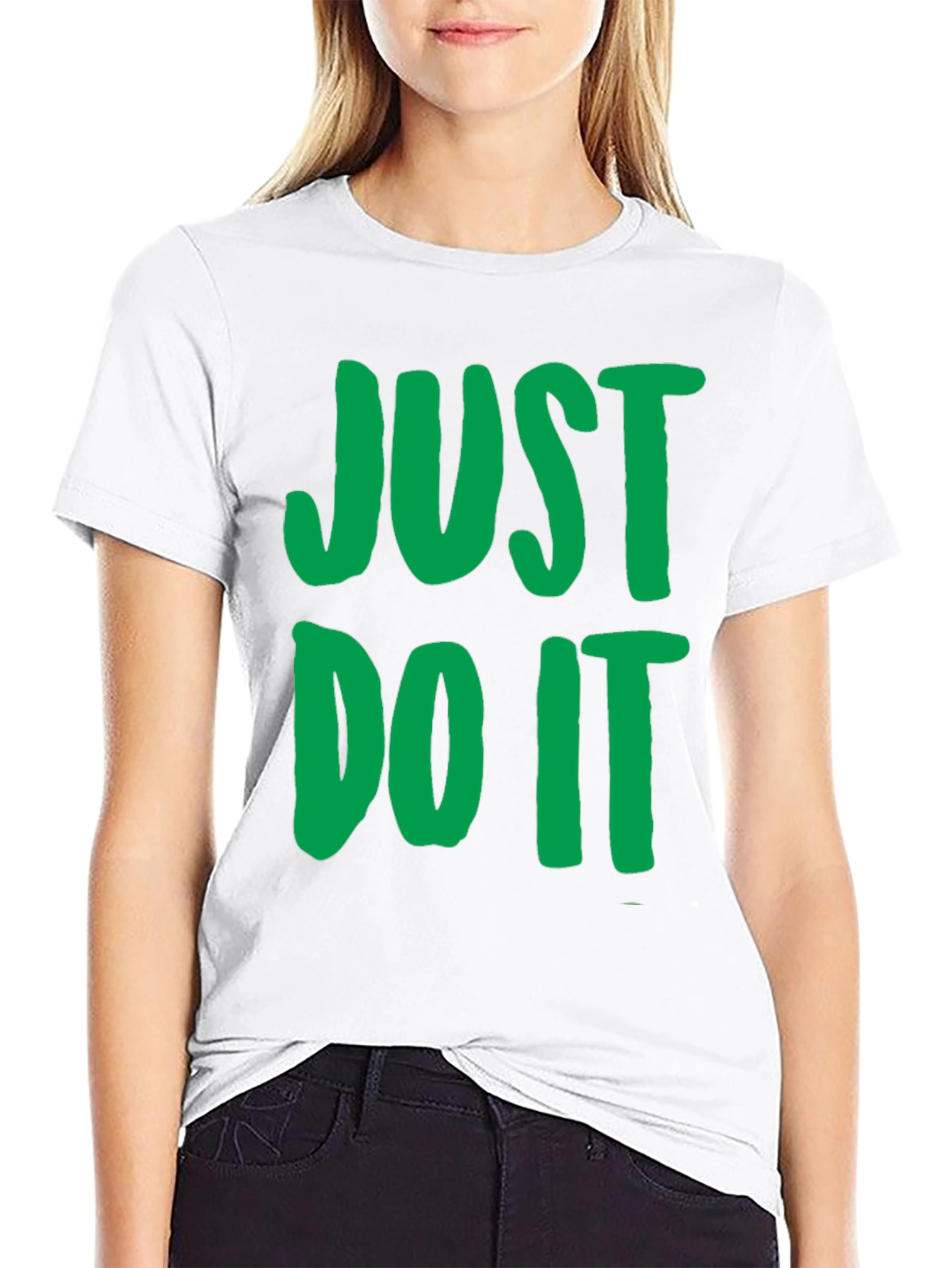 Just Do It Graphic Tee - Black T-Shirt