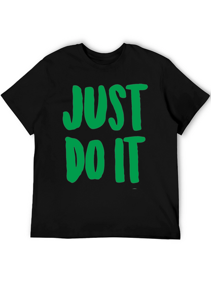 Just Do It Graphic Tee - Black T-Shirt