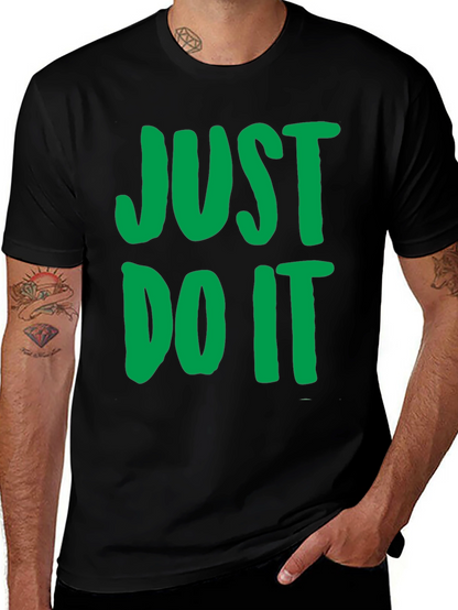 Just Do It Graphic Tee - Black T-Shirt