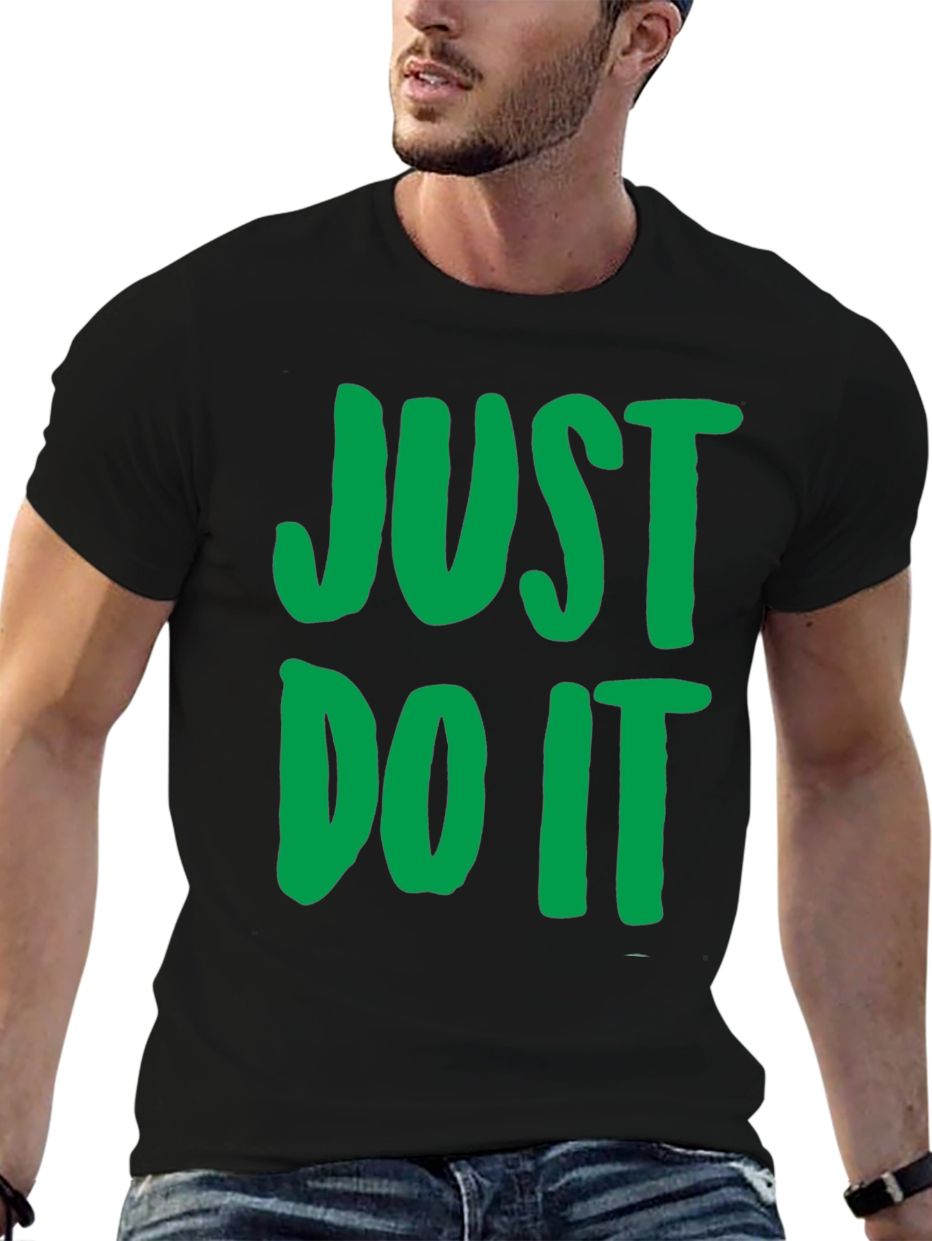 Just Do It Graphic Tee - Black T-Shirt