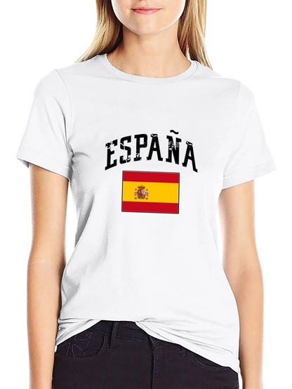 Espana Flag Graphic Tee - Mens Black T-Shirt