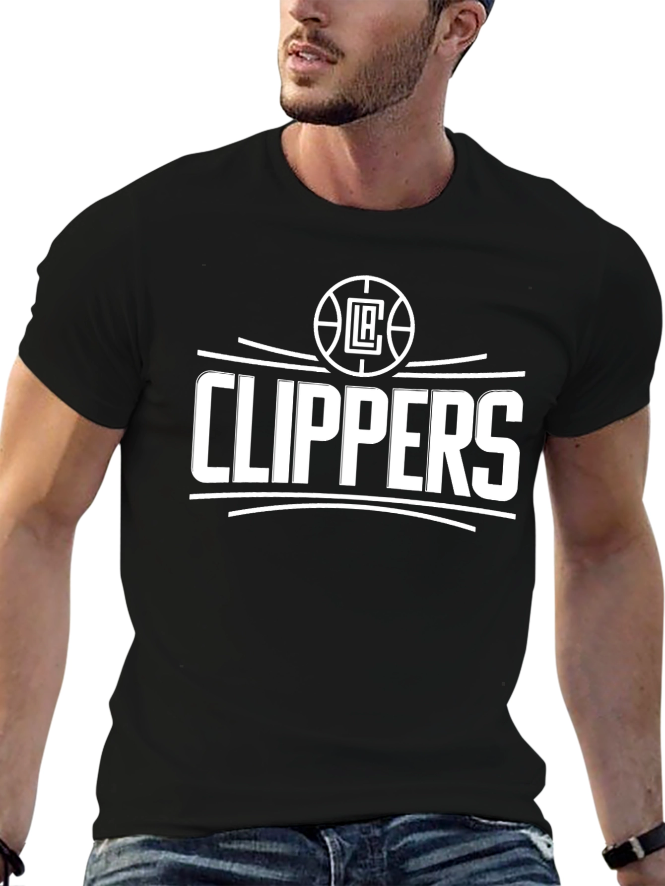 Mens Black Clippers T-Shirt