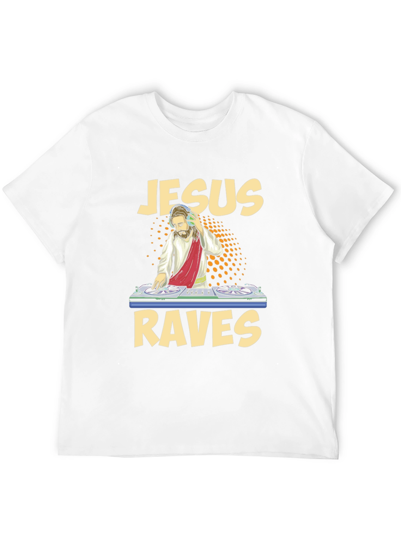 Jesus Raves Graphic T-Shirt