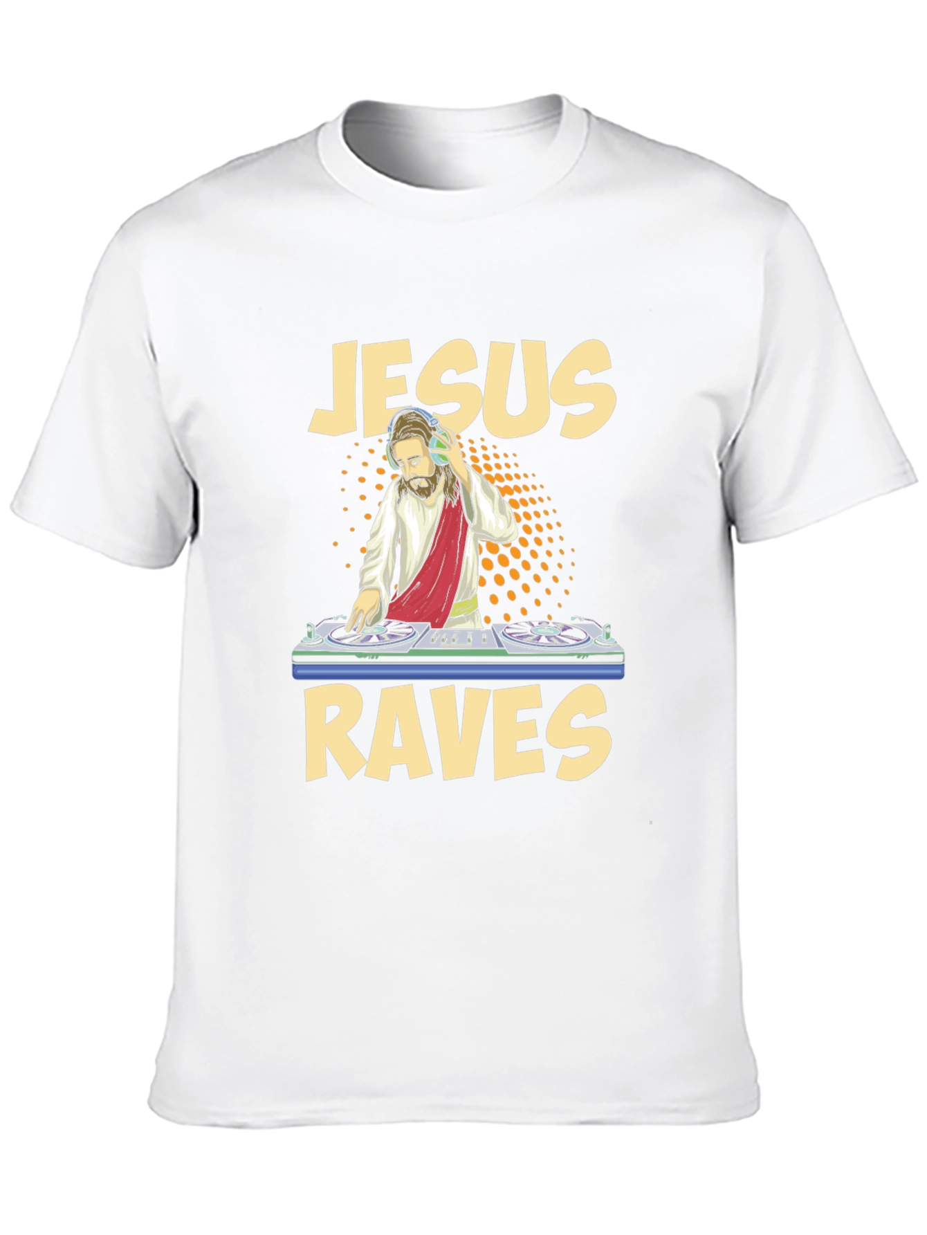 Jesus Raves Graphic T-Shirt