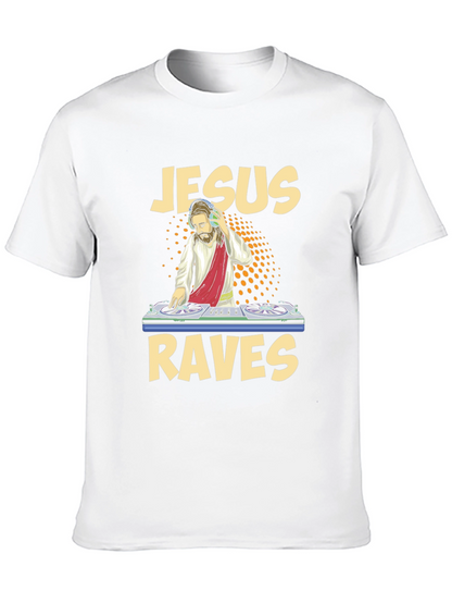 Jesus Raves Graphic T-Shirt