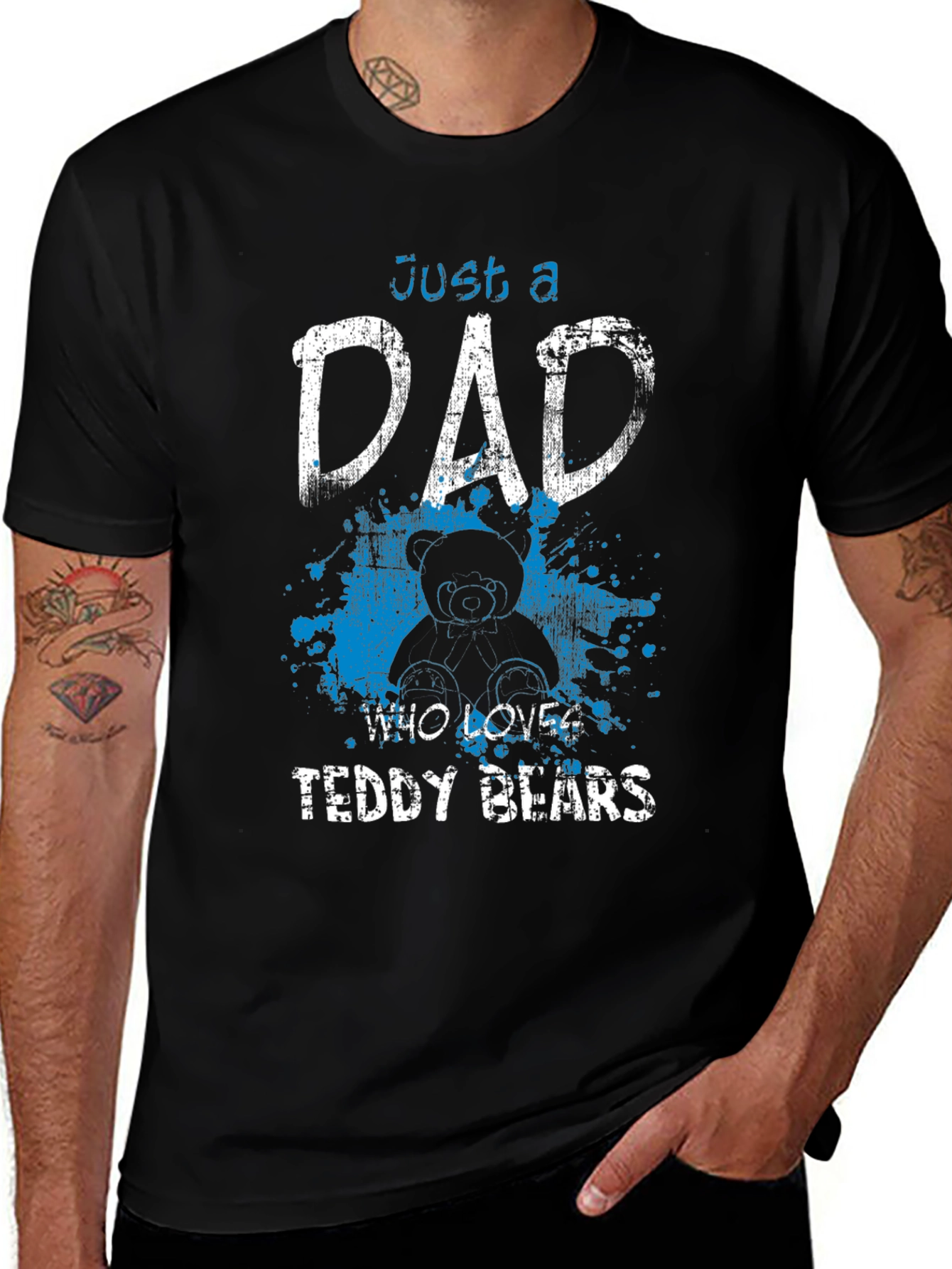 Just a Dad Who Loves Teddy Bears T-Shirt