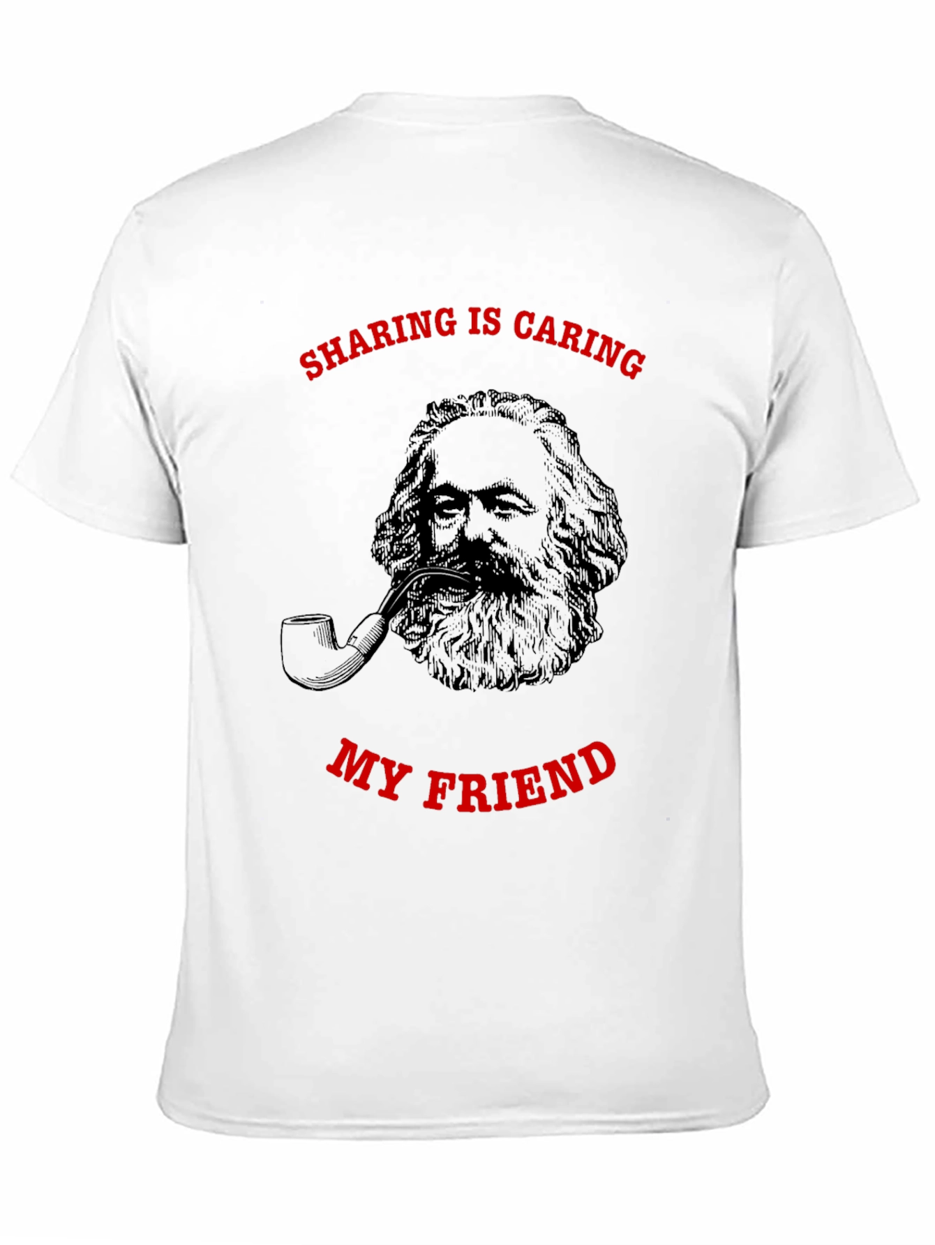Sharing is Caring Karl Marx Graphic T-Shirt