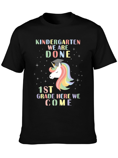 Kindergarten Graduation Unicorn T-Shirt