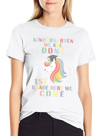 Kindergarten Graduation Unicorn T-Shirt