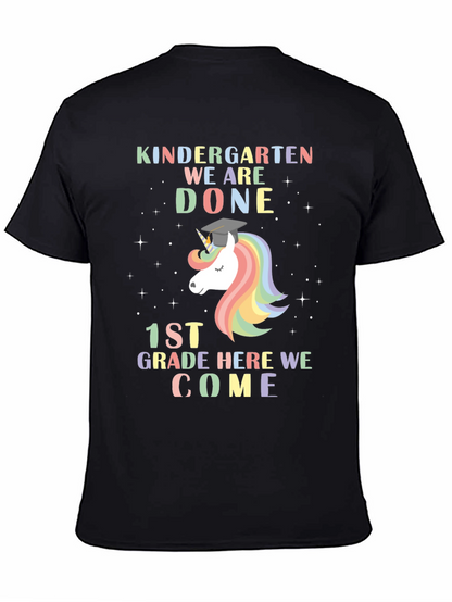 Kindergarten Graduation Unicorn T-Shirt