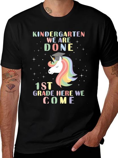 Kindergarten Graduation Unicorn T-Shirt