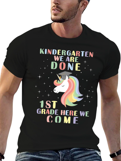 Kindergarten Graduation Unicorn T-Shirt