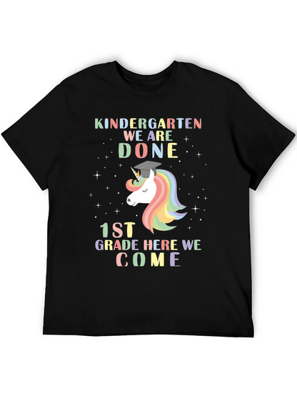 Kindergarten Graduation Unicorn T-Shirt