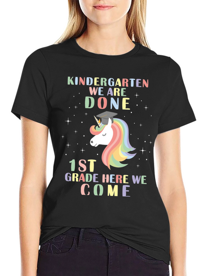 Kindergarten Graduation Unicorn T-Shirt