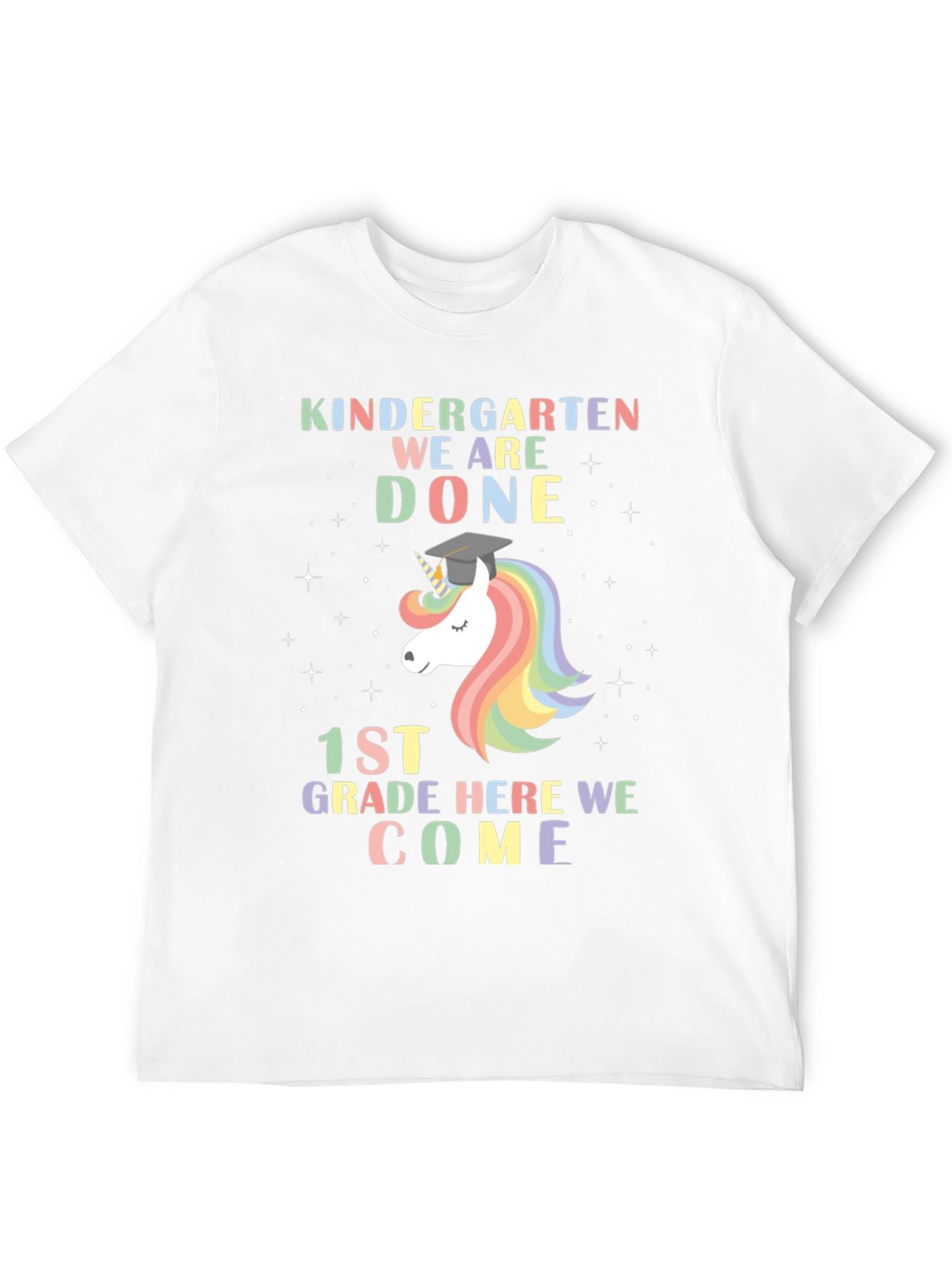 Kindergarten Graduation Unicorn T-Shirt