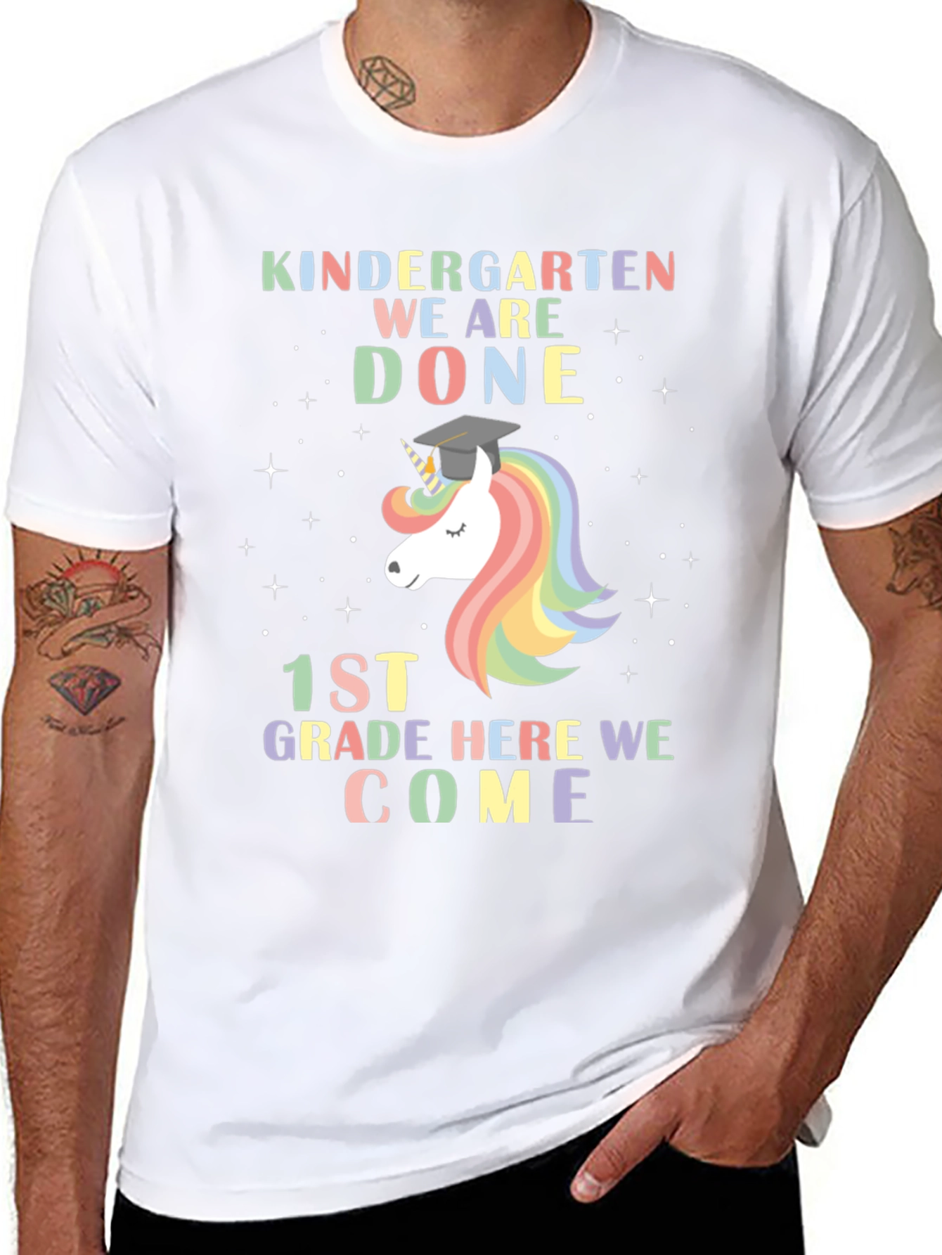 Kindergarten Graduation Unicorn T-Shirt