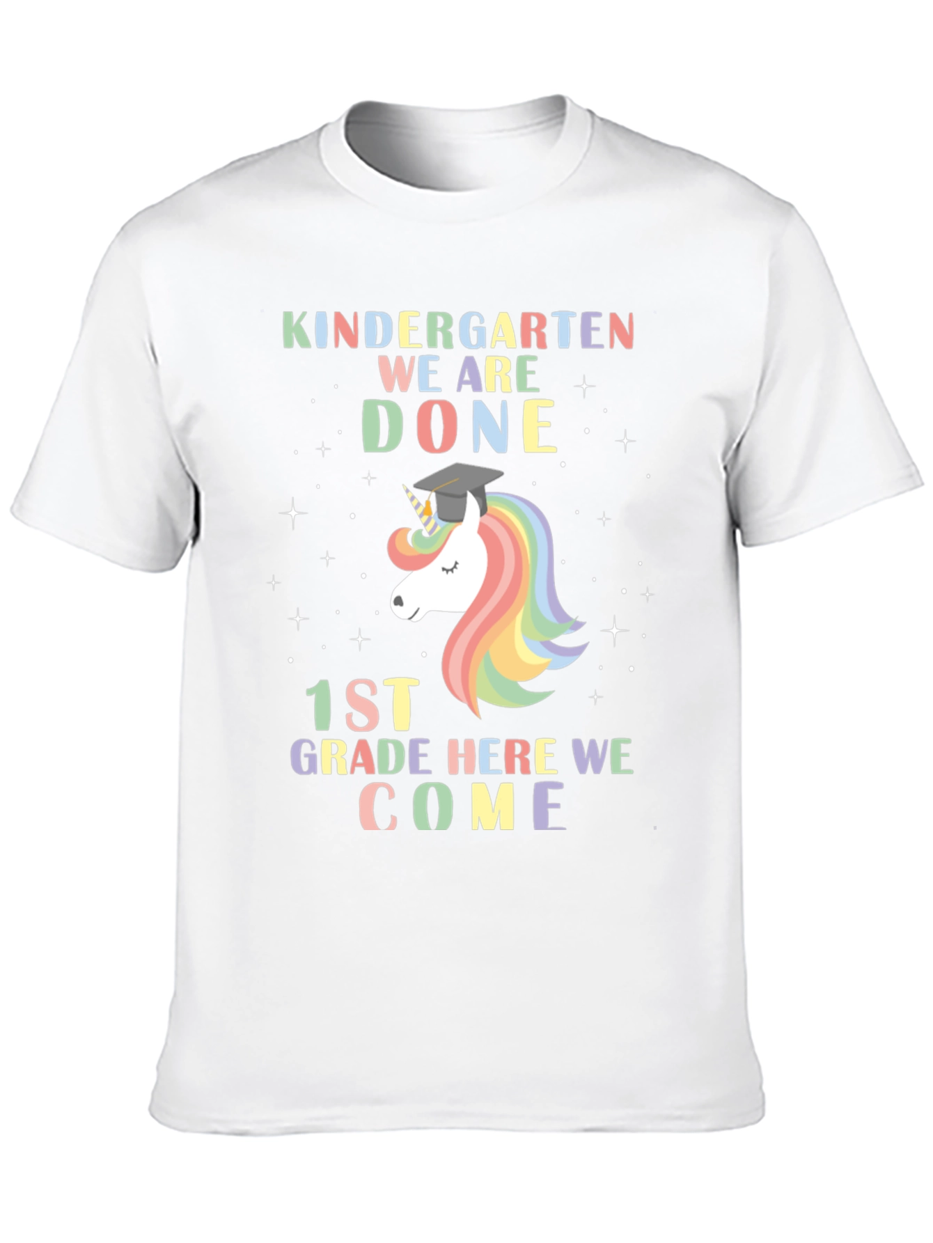 Kindergarten Graduation Unicorn T-Shirt