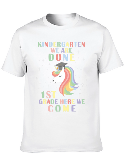 Kindergarten Graduation Unicorn T-Shirt