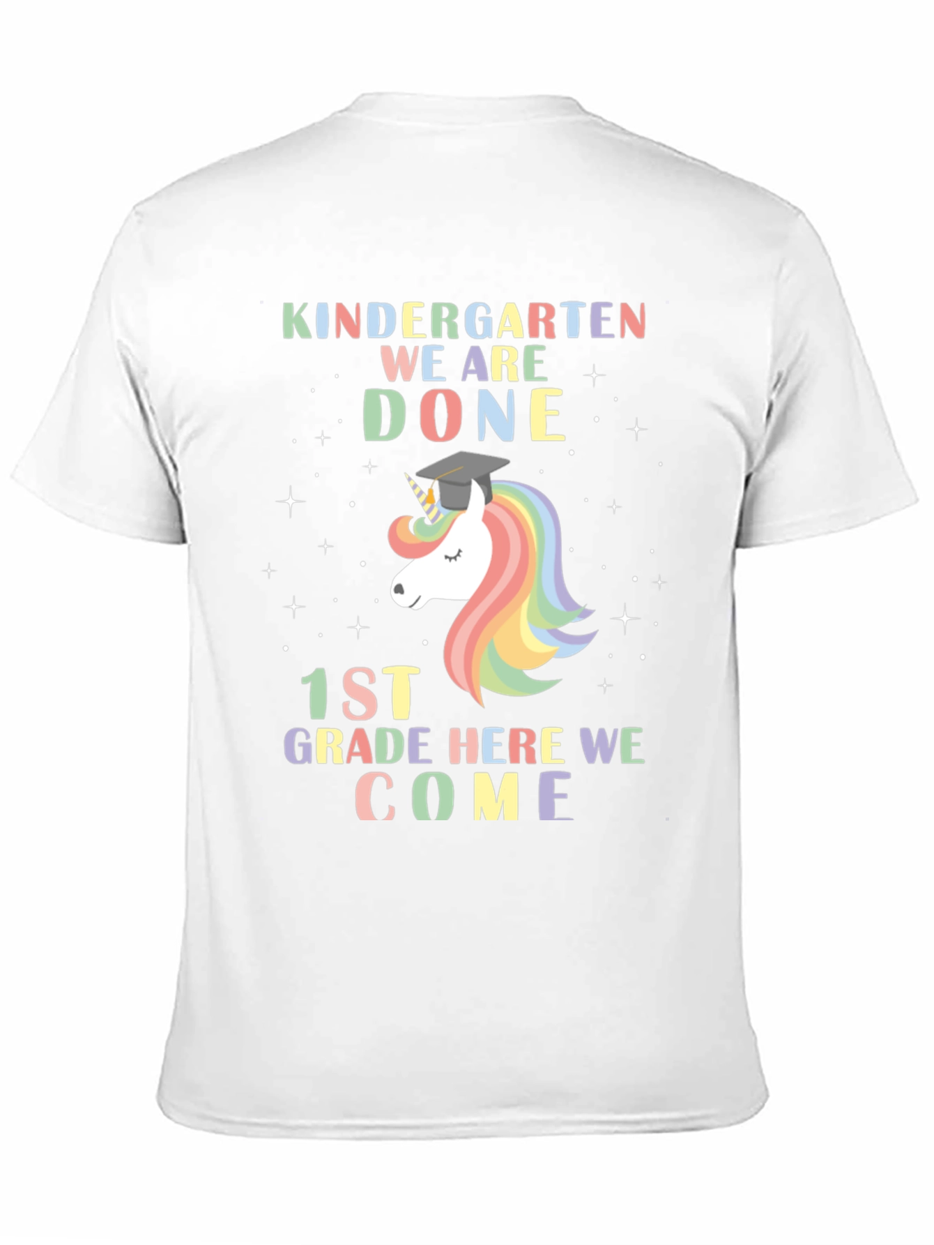 Kindergarten Graduation Unicorn T-Shirt
