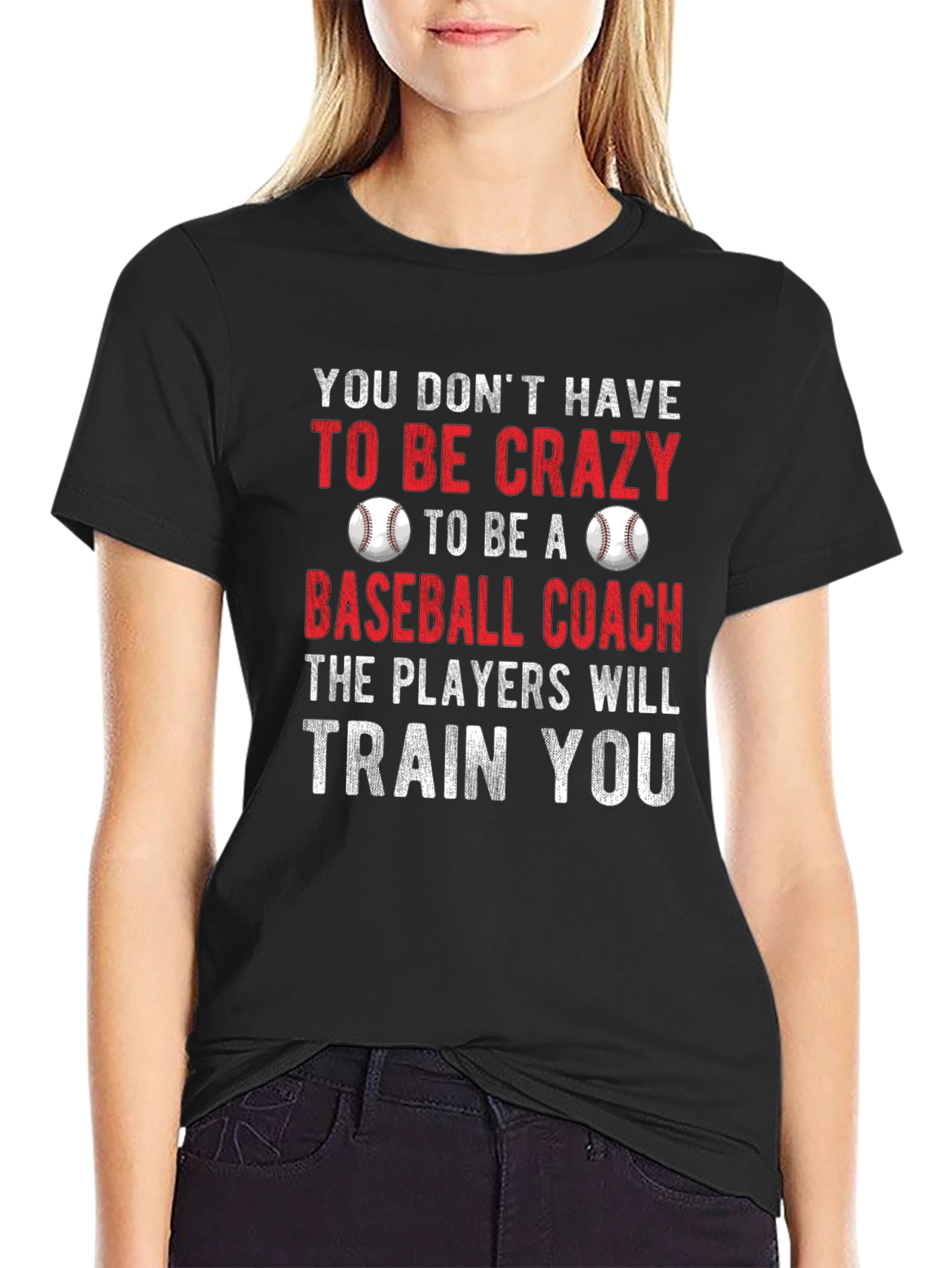 Funny Baseball Coach Graphic T-Shirt