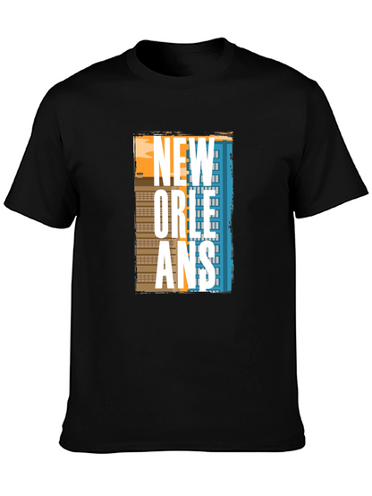 New Orleans Graphic T-Shirt - Cityscape Design