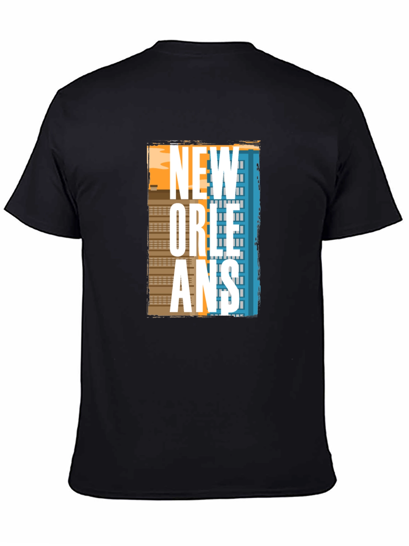 New Orleans Graphic T-Shirt - Cityscape Design
