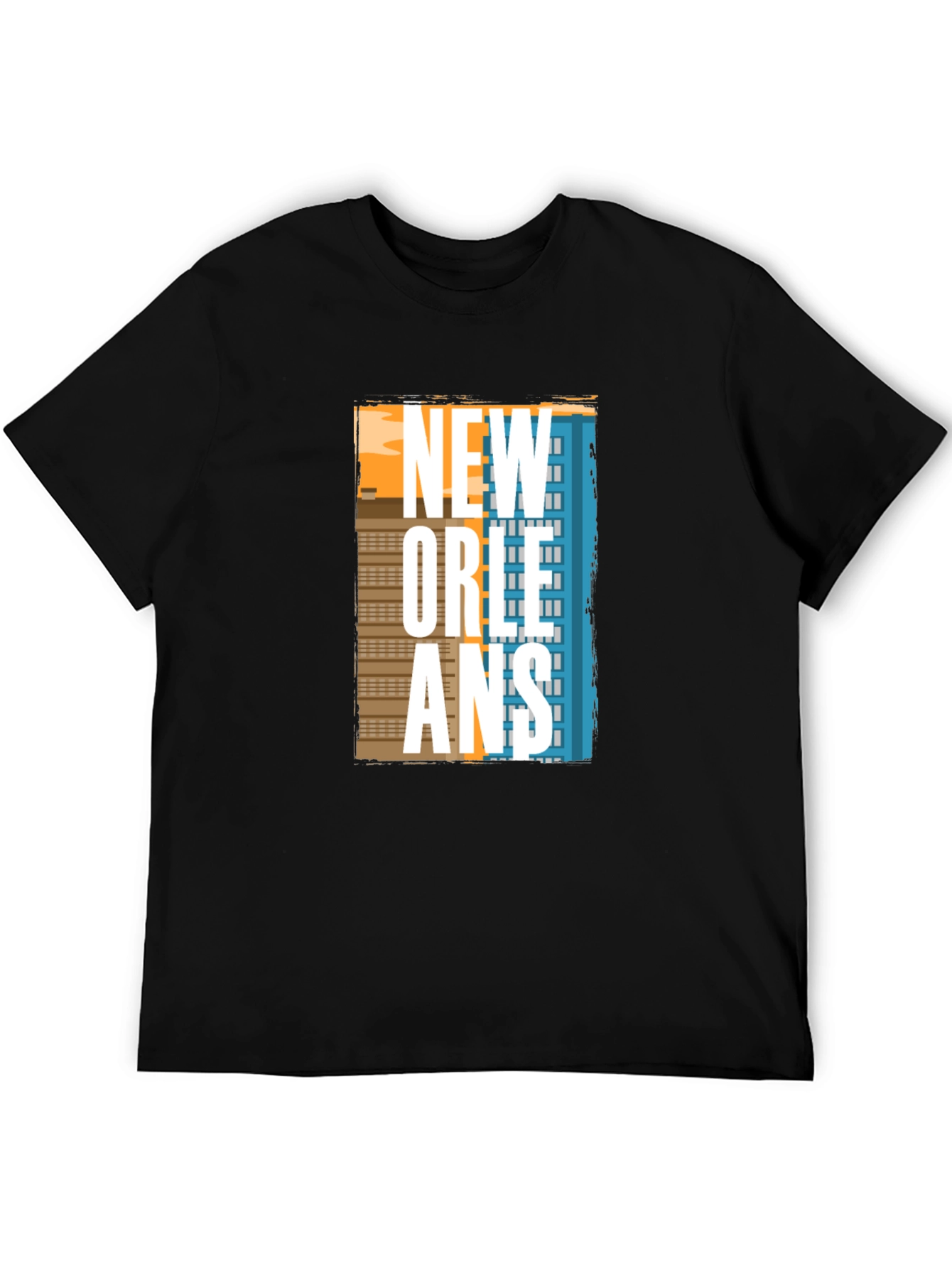 New Orleans Graphic T-Shirt - Cityscape Design