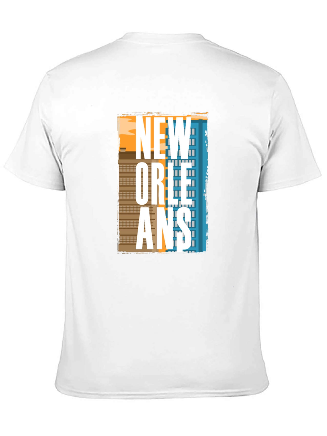 New Orleans Graphic T-Shirt - Cityscape Design