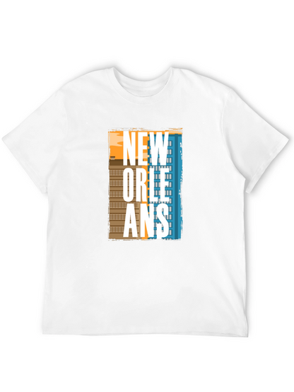 New Orleans Graphic T-Shirt - Cityscape Design
