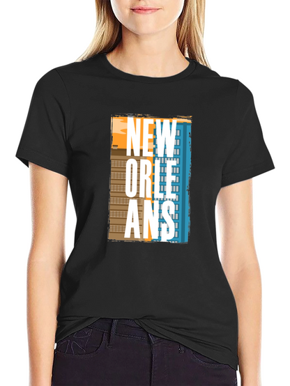 New Orleans Graphic T-Shirt - Cityscape Design